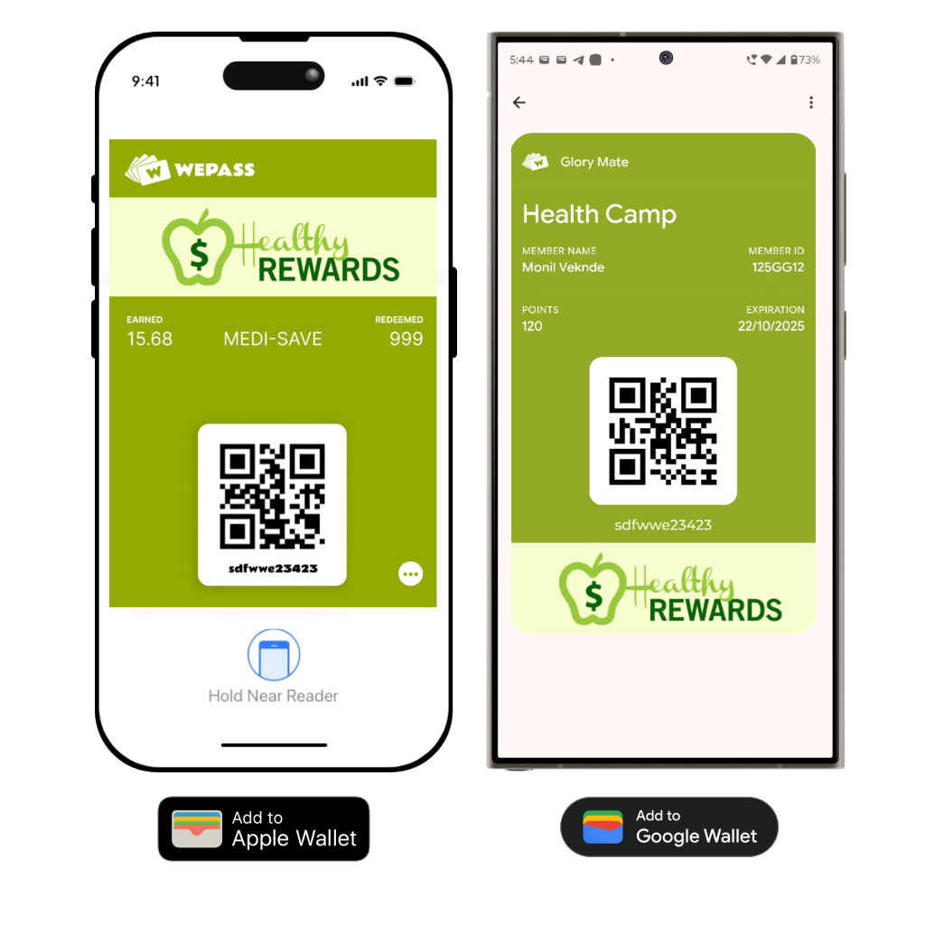 Digital Loyalty Card for Apple and Google Wallet